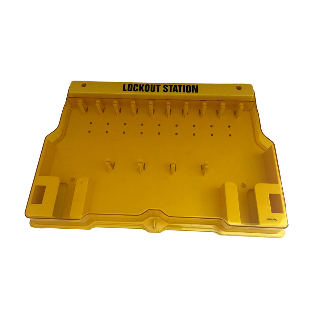 10 Lock Lockout Station - PS-LOTO-OPLS10